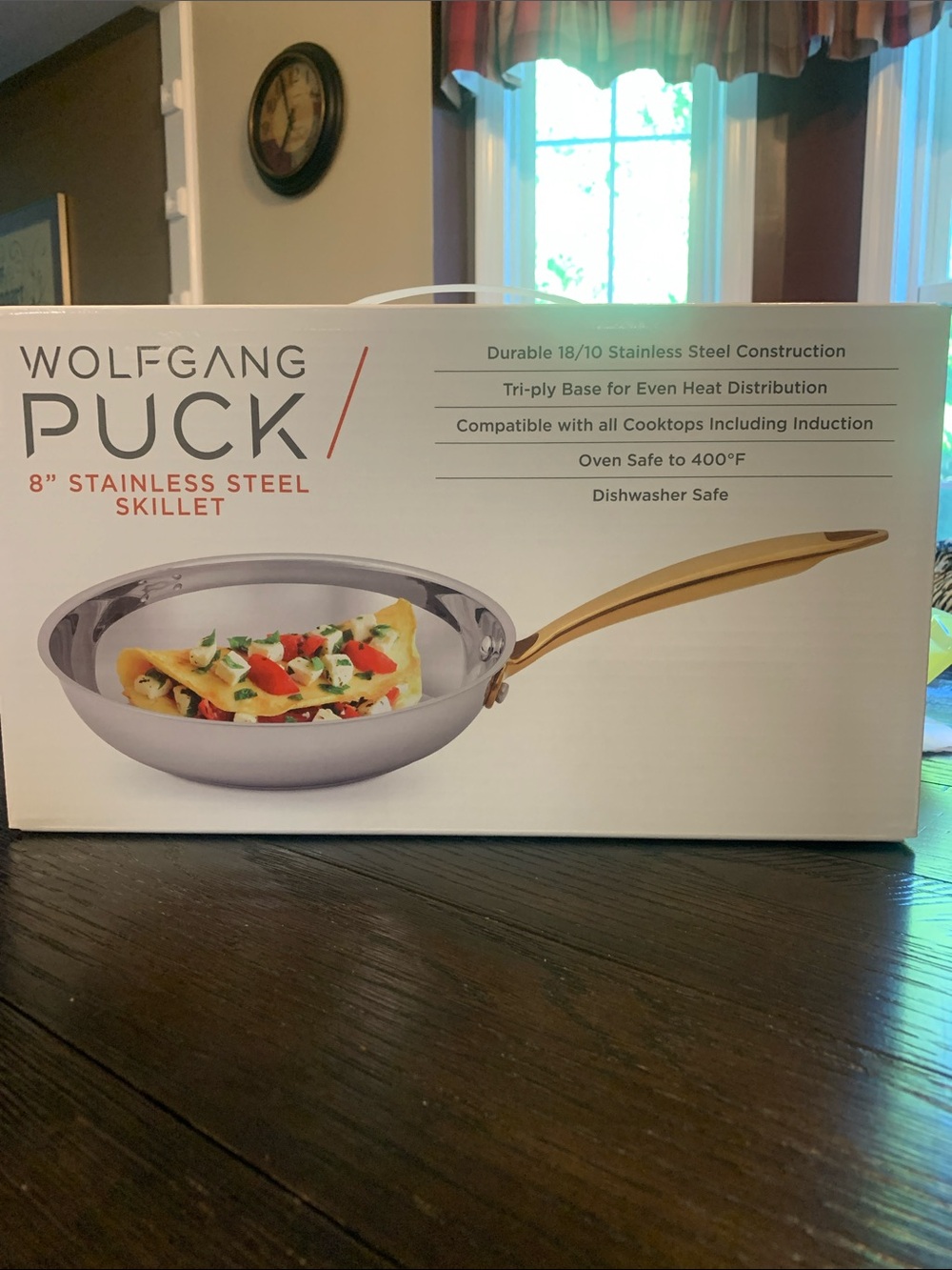 NEVER USED! Wolfgang Puck 8" Stainless Steel Skillet